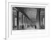 Interior of the Exchange News-Room, Liverpool, 1836-Harwood-Framed Giclee Print