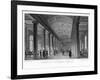 Interior of the Exchange News-Room, Liverpool, 1836-Harwood-Framed Giclee Print