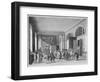 Interior of the Excise Office, Old Broad Street, City of London, 1810-Thomas Sutherland-Framed Giclee Print