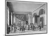 Interior of the Excise Office, Old Broad Street, City of London, 1810-Thomas Sutherland-Mounted Giclee Print