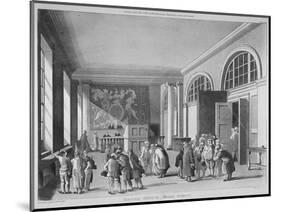 Interior of the Excise Office, Old Broad Street, City of London, 1810-Thomas Sutherland-Mounted Giclee Print