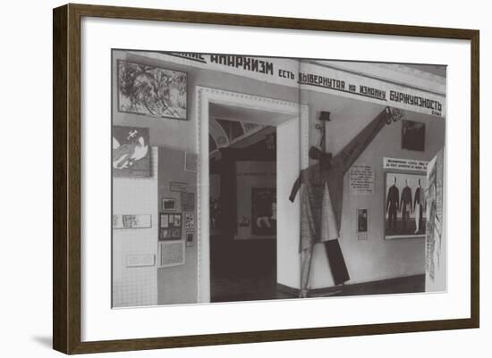 Interior of the Exhibition "Art from the Age of Imperialism" in the State Russian Museum-null-Framed Giclee Print