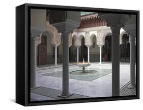 Interior of the Famous Mamounia Hotel in Marrakech-Julian Love-Framed Stretched Canvas