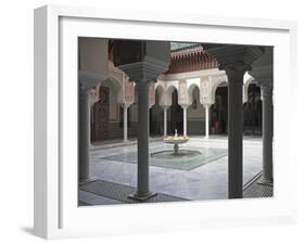 Interior of the Famous Mamounia Hotel in Marrakech-Julian Love-Framed Photographic Print