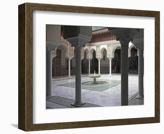 Interior of the Famous Mamounia Hotel in Marrakech-Julian Love-Framed Photographic Print