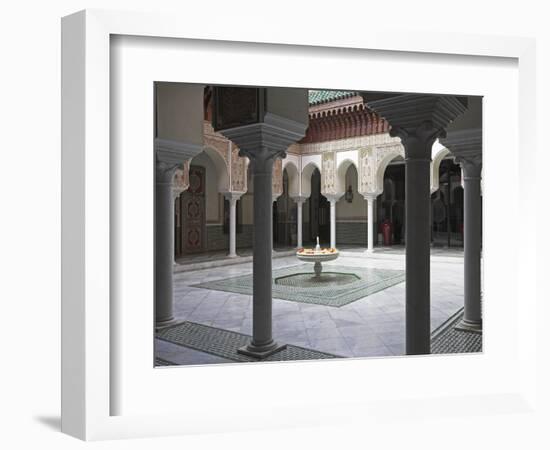 Interior of the Famous Mamounia Hotel in Marrakech-Julian Love-Framed Photographic Print