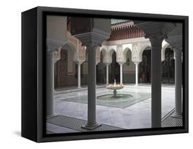 Interior of the Famous Mamounia Hotel in Marrakech-Julian Love-Framed Stretched Canvas