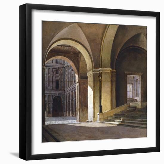 Interior of the Farnese Theatre in Parma-Giovanni Contini-Framed Giclee Print