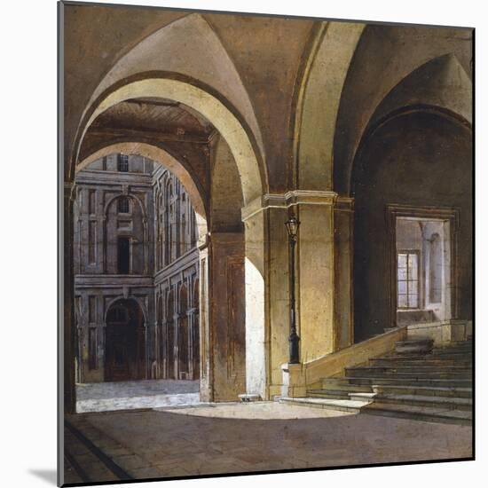 Interior of the Farnese Theatre in Parma-Giovanni Contini-Mounted Giclee Print