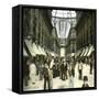 Interior of the Galleria Vittorio Emanuele II (1877), Milan (Italy), Circa 1890-Leon, Levy et Fils-Framed Stretched Canvas