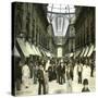 Interior of the Galleria Vittorio Emanuele II (1877), Milan (Italy), Circa 1890-Leon, Levy et Fils-Stretched Canvas