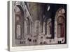 Interior of the Great Basilica of San Pietro in the Vatican-Carlo Gilio-Stretched Canvas