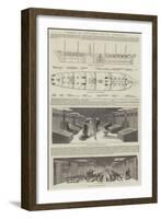 Interior of The Great Britain Steam-Ship-null-Framed Giclee Print