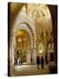 Interior of the Great Mosque (Mezquita) and Cathedral, Unesco World Heritage Site, Cordoba, Spain-James Emmerson-Stretched Canvas