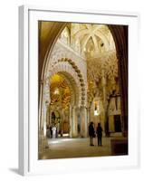 Interior of the Great Mosque (Mezquita) and Cathedral, Unesco World Heritage Site, Cordoba, Spain-James Emmerson-Framed Photographic Print