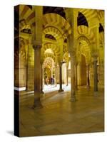 Interior of the Great Mosque (Mezquita) and Cathedral, Unesco World Heritage Site, Cordoba, Spain-James Emmerson-Stretched Canvas