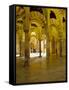 Interior of the Great Mosque (Mezquita) and Cathedral, Unesco World Heritage Site, Cordoba, Spain-James Emmerson-Framed Stretched Canvas