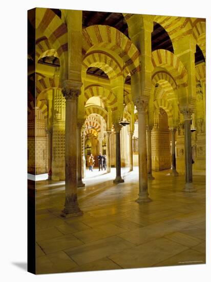 Interior of the Great Mosque (Mezquita) and Cathedral, Unesco World Heritage Site, Cordoba, Spain-James Emmerson-Stretched Canvas