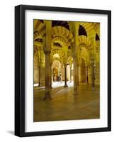 Interior of the Great Mosque (Mezquita) and Cathedral, Unesco World Heritage Site, Cordoba, Spain-James Emmerson-Framed Photographic Print