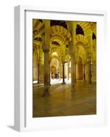 Interior of the Great Mosque (Mezquita) and Cathedral, Unesco World Heritage Site, Cordoba, Spain-James Emmerson-Framed Photographic Print