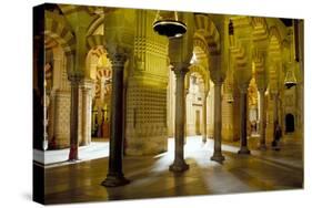 Interior of the Great Mosque (Mezquita) and Cathedral, Unesco World Heritage Site, Cordoba, Spain-James Emmerson-Stretched Canvas