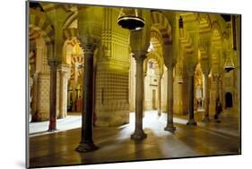 Interior of the Great Mosque (Mezquita) and Cathedral, Unesco World Heritage Site, Cordoba, Spain-James Emmerson-Mounted Photographic Print