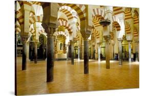 Interior of the Great Mosque (Mezquita) and Cathedral, Unesco World Heritage Site, Cordoba, Spain-James Emmerson-Stretched Canvas