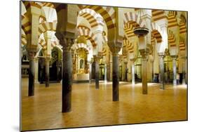 Interior of the Great Mosque (Mezquita) and Cathedral, Unesco World Heritage Site, Cordoba, Spain-James Emmerson-Mounted Photographic Print