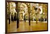 Interior of the Great Mosque (Mezquita) and Cathedral, Unesco World Heritage Site, Cordoba, Spain-James Emmerson-Framed Photographic Print