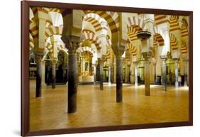 Interior of the Great Mosque (Mezquita) and Cathedral, Unesco World Heritage Site, Cordoba, Spain-James Emmerson-Framed Photographic Print