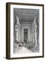 Interior of the Great Temple, Abu Simbel, 19th Century-George Moore-Framed Giclee Print