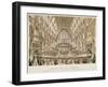 Interior of the Guildhall, City of London, 1855-null-Framed Giclee Print