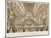 Interior of the Guildhall, City of London, 1855-null-Mounted Giclee Print