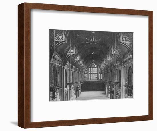 Interior of the Guildhall, City of London, c1904 (1906)-Photochrom Co Ltd of London-Framed Photographic Print