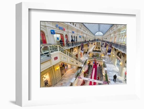 Interior of the GUM department store, Moscow, Russia, Europe-Miles Ertman-Framed Photographic Print