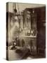 Interior of the Home of an Employee in the Louvre Shops, Rue St. Jacques, Paris, 1910-Eugene Atget-Stretched Canvas