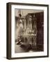 Interior of the Home of an Employee in the Louvre Shops, Rue St. Jacques, Paris, 1910-Eugene Atget-Framed Photographic Print