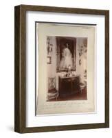 Interior of the Home of Cecile Sorel at 99 Avenue des Champs Elysees, 1910-Eugene Atget-Framed Giclee Print