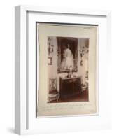 Interior of the Home of Cecile Sorel at 99 Avenue des Champs Elysees, 1910-Eugene Atget-Framed Giclee Print