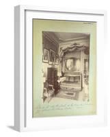 Interior of the Home of Cecile Sorel at 99 Avenue Des Champs Elysees, 1910-Eugene Atget-Framed Giclee Print