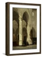 Interior of the Hooglandse Church-Johannes Bosboom-Framed Art Print