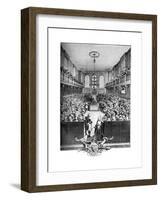 Interior of the House of Commons, Westminster, London, 1742-John Pine-Framed Giclee Print