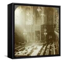 Interior of the House of Lords, Westminster, London-null-Framed Stretched Canvas