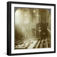 Interior of the House of Lords, Westminster, London-null-Framed Photographic Print