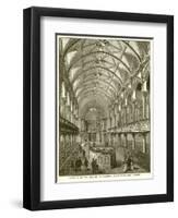 Interior of the Jewish Synagogue, Great Portland Street-null-Framed Giclee Print