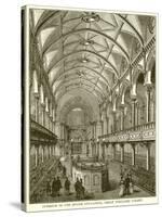 Interior of the Jewish Synagogue, Great Portland Street-null-Stretched Canvas