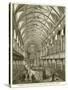 Interior of the Jewish Synagogue, Great Portland Street-null-Stretched Canvas