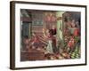 Interior of the Kitchen, the Supper at Emmaus-null-Framed Giclee Print