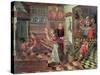 Interior of the Kitchen, the Supper at Emmaus-null-Stretched Canvas