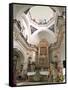 Interior of the Lady of Guadalupe Church, Puerto Vallarta, Jalisco, Mexico, North America-Michael DeFreitas-Framed Stretched Canvas